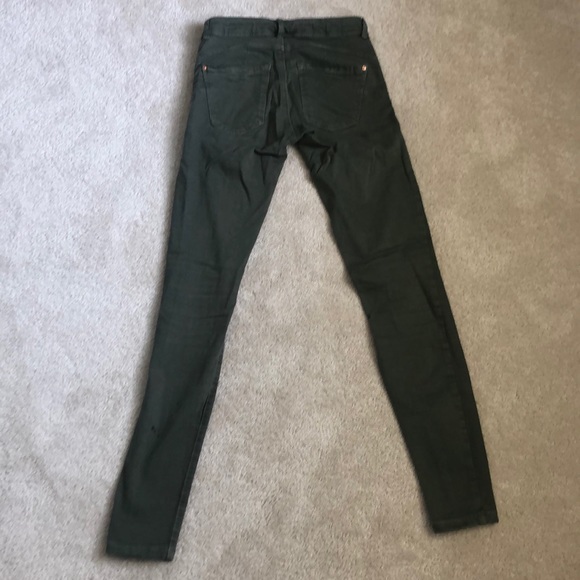 Army green skinny jeans - Picture 2 of 3